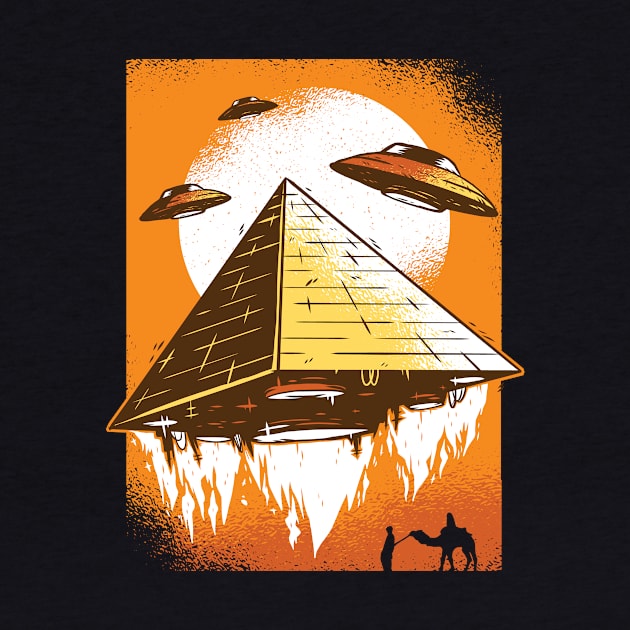 Flying Pyramid by EarlAdrian